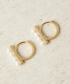 ALOHAS Orion Pearl Earrings Gold