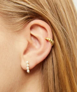 ALOHAS Orion Pearl Earrings Gold