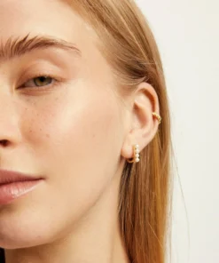 ALOHAS Orion Pearl Earrings Gold