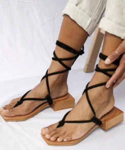 ALOHAS Palm Camel Shoes