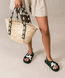 ALOHAS Palmette Black Cream Accessories