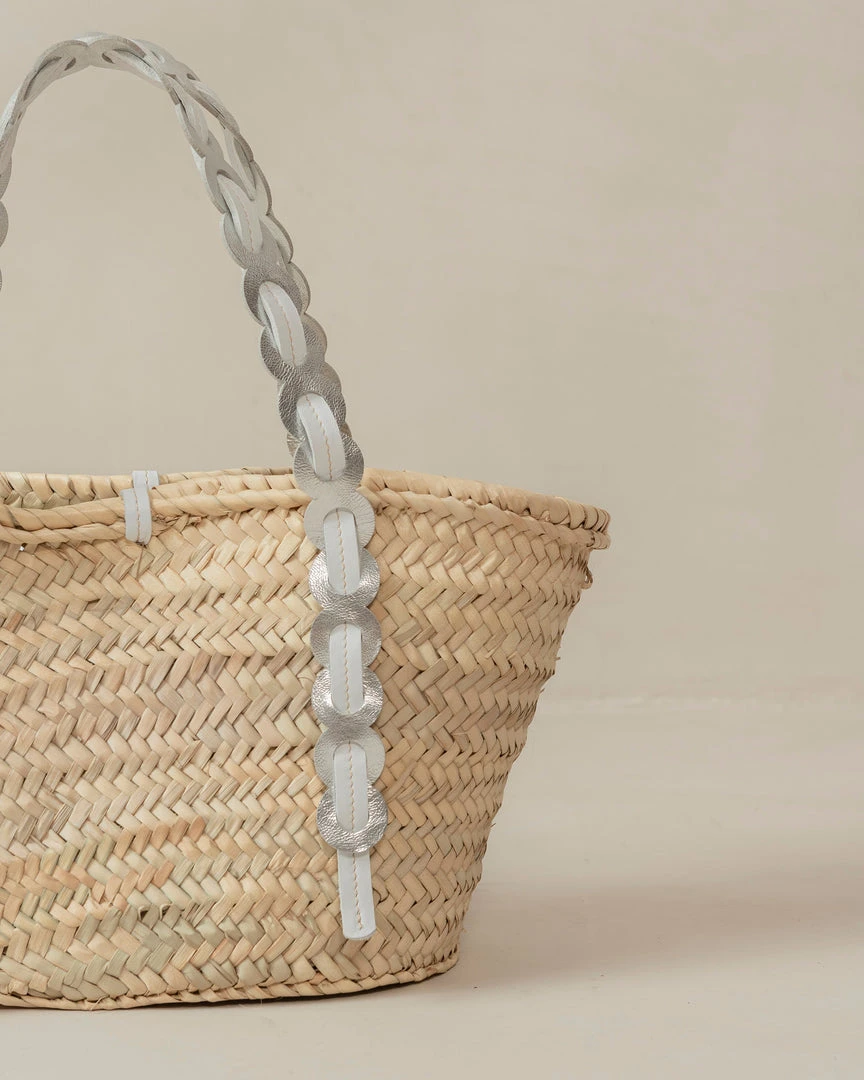 ALOHAS Accessories Palmette Silver Bright White 4 ALOHAS Accessories Palmette Silver Bright White