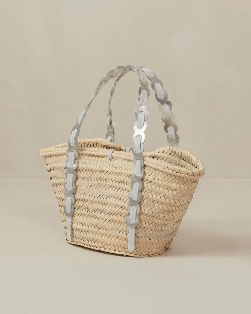 ALOHAS Accessories Palmette Silver Bright White 2 ALOHAS Accessories Palmette Silver Bright White