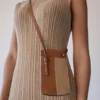 ALOHAS Accessories Phone Pouch Bicolor Camel & Beige