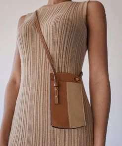 ALOHAS Accessories Phone Pouch Bicolor Camel & Beige