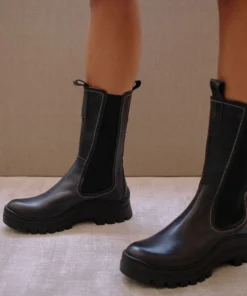 ALOHAS Shoes Pick Me Up Black Leather