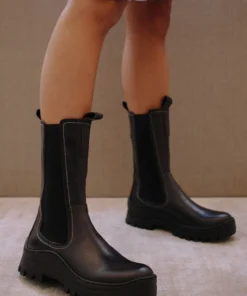 ALOHAS Shoes Pick Me Up Black Leather