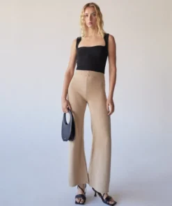 ALOHAS Pleasant Corset Knit Top Black 14 ALOHAS Pleasant Corset Knit Top Black