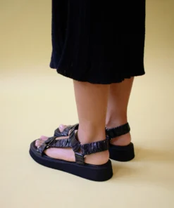 Svegan Pleated Black Shoes 13 Svegan Pleated Black Shoes