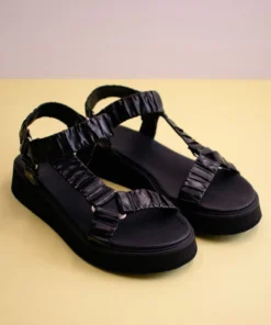 Svegan Pleated Black Shoes 9 Svegan Pleated Black Shoes