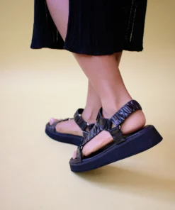 Svegan Pleated Black Shoes 10 Svegan Pleated Black Shoes