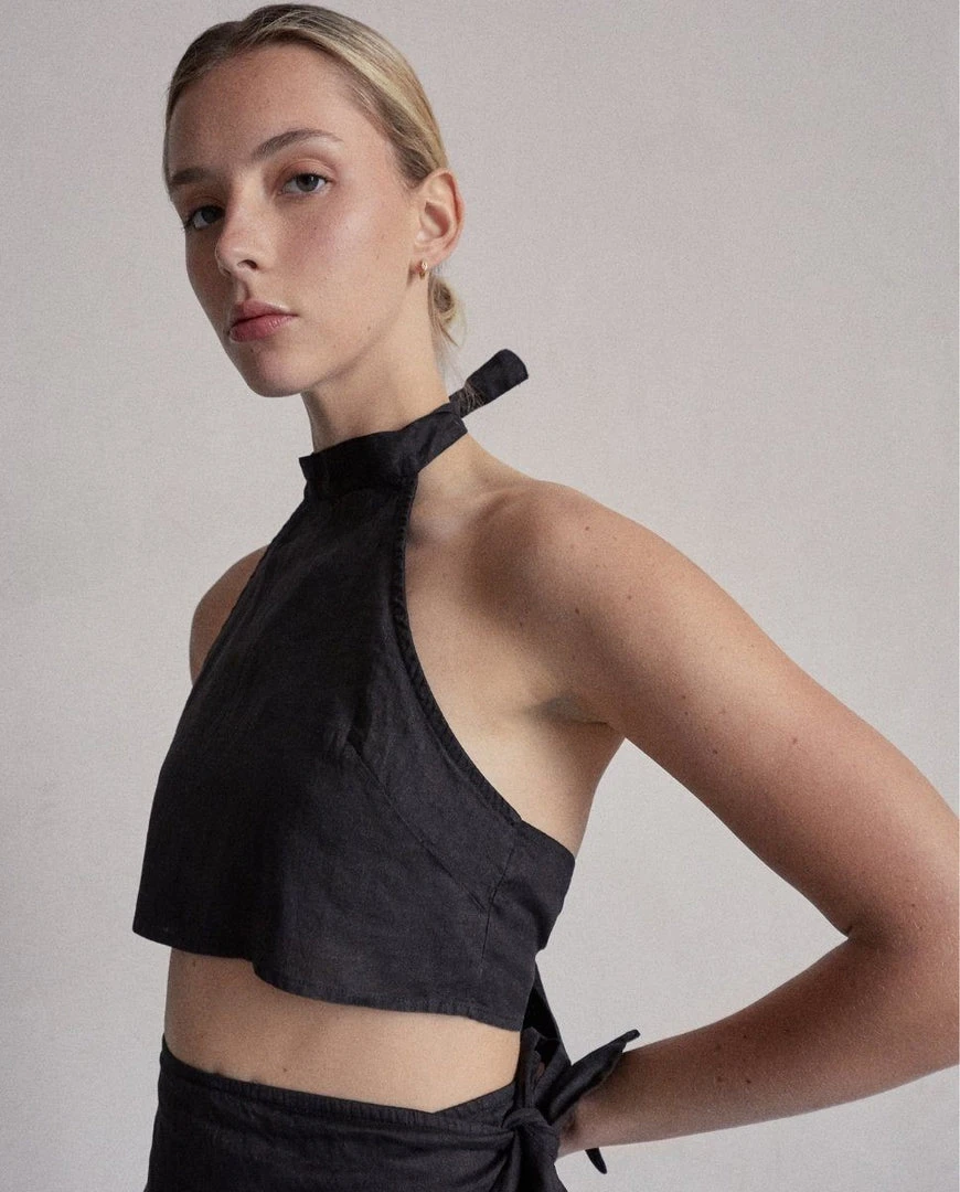 ALOHAS Poetry Black Top 4 ALOHAS Poetry Black Top