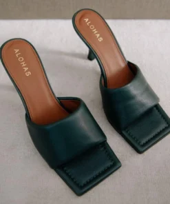 ALOHAS Puffy Forest Green Shoes