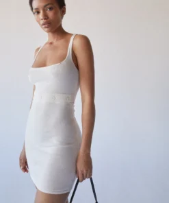 ALOHAS Ready Buttons Knit Dress Ivory 9 ALOHAS Ready Buttons Knit Dress Ivory