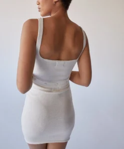 ALOHAS Ready Buttons Knit Dress Ivory 11 ALOHAS Ready Buttons Knit Dress Ivory