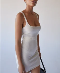 ALOHAS Ready Buttons Knit Dress Ivory 12 ALOHAS Ready Buttons Knit Dress Ivory