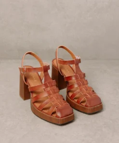 Svegan Rollers Caramel Sandals Shoes
