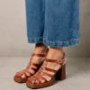 Svegan Rollers Caramel Sandals Shoes