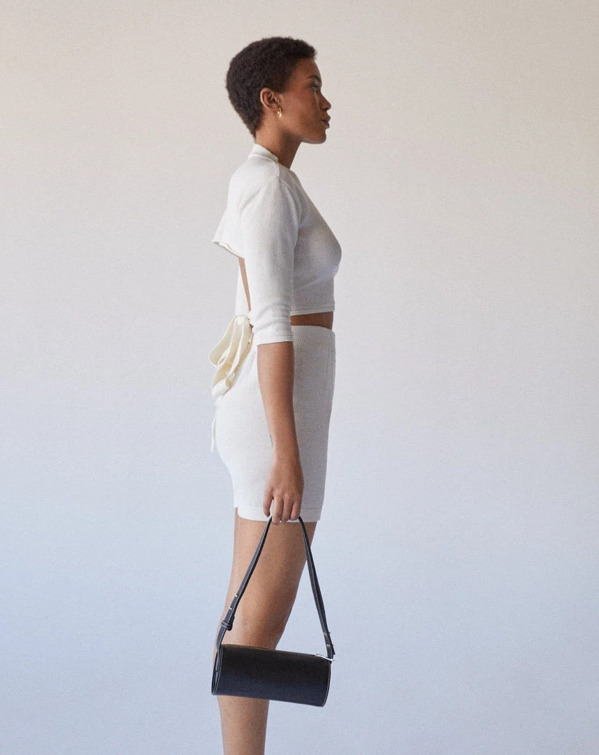 ALOHAS Roomy Knit Shorts Ivory 2 ALOHAS Roomy Knit Shorts Ivory