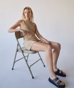 ALOHAS Roomy Knit Shorts Toasted Almond