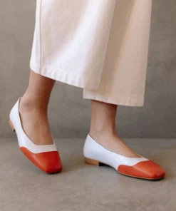 ALOHAS Salty Bright White Pomelo Orange Shoes