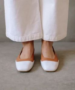 ALOHAS Shoes Salty Tan Bright White