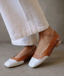 ALOHAS Shoes Salty Tan Bright White