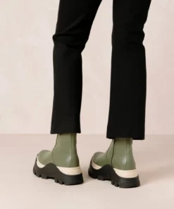 ALOHAS Shoes Sapphire Chess Dusty Olive