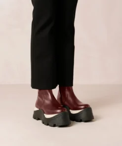 ALOHAS Sapphire Chess Wine Burgundy Shoes 16 ALOHAS Sapphire Chess Wine Burgundy Shoes