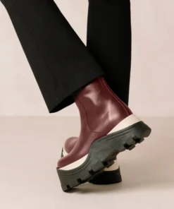 ALOHAS Sapphire Chess Wine Burgundy Shoes 11 ALOHAS Sapphire Chess Wine Burgundy Shoes