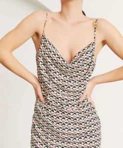 ALOHAS Clothing Sauvage Dress Monogram Black Nutmeg