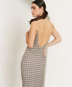 ALOHAS Clothing Sauvage Dress Monogram Black Nutmeg