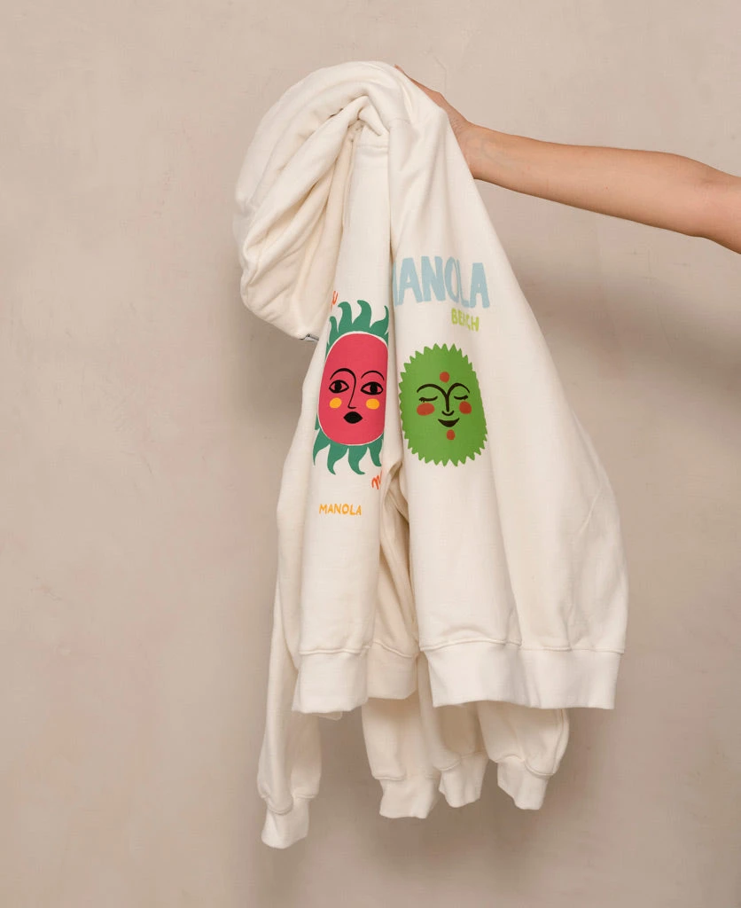 TheManola Self Love By Belen Hoodie Avorio 8 TheManola Self Love By Belen Hoodie Avorio