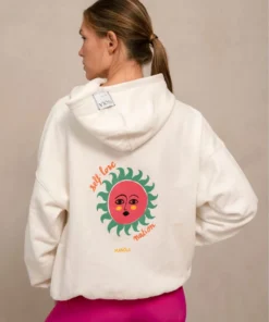 TheManola Self Love By Belen Hoodie Avorio