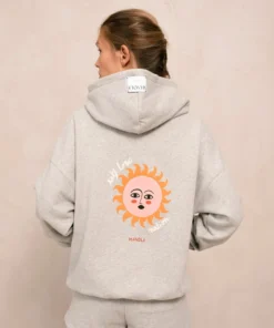 TheManola Self Love By Belen Hoodie Grey Melange Clothing