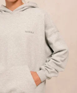 TheManola Self Love By Belen Hoodie Grey Melange Clothing