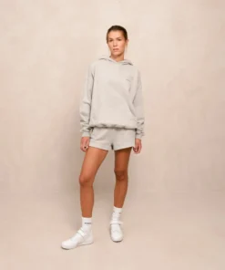 TheManola Self Love By Belen Hoodie Grey Melange Clothing