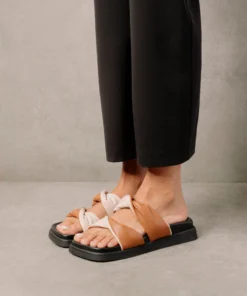 ALOHAS Shoes Shaka Bicolor Tan Ivory