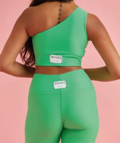 TheManola Clothing Shoulder Naked Top Emerald