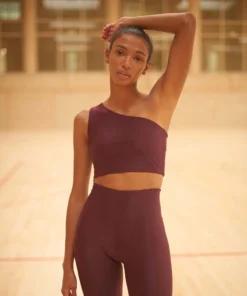 TheManola Clothing Shoulder Naked Top Wine Purple