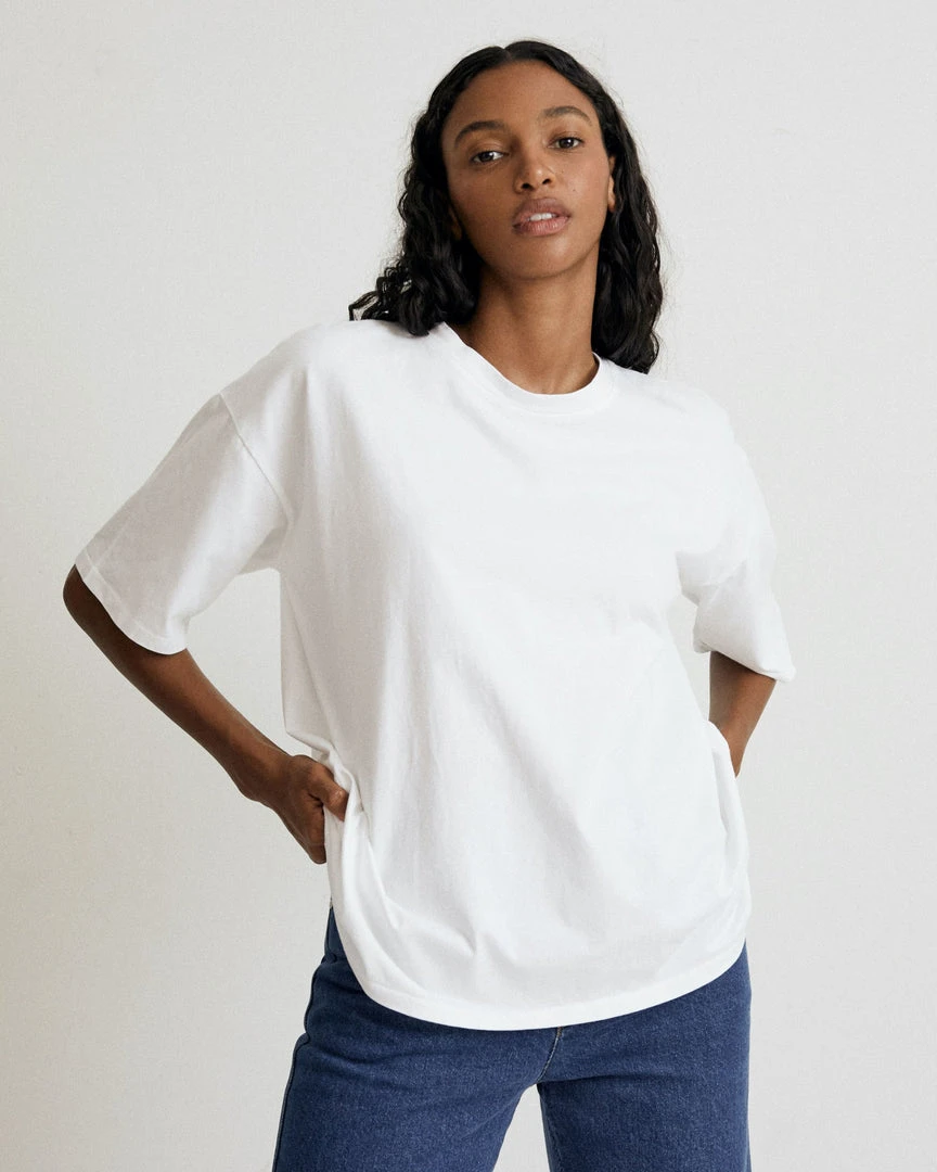ALOHAS Clothing Slack Top Bright White 1 ALOHAS Clothing Slack Top Bright White