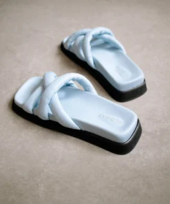 ALOHAS Shoes Slip On Cross Baby Blue