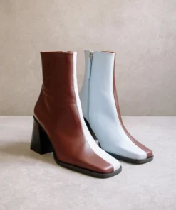 ALOHAS South Bicolor Blue & Dark Burgundy Shoes 9 ALOHAS South Bicolor Blue & Dark Burgundy Shoes