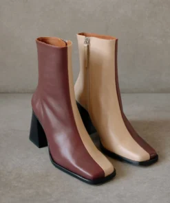 ALOHAS South Bicolor Dark Burgundy Stone Beige