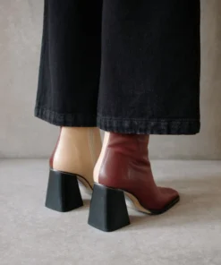 ALOHAS South Bicolor Dark Burgundy Stone Beige