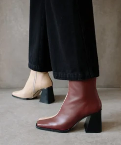 ALOHAS South Bicolor Dark Burgundy Stone Beige