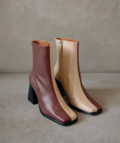 ALOHAS South Bicolor Dark Burgundy Stone Beige