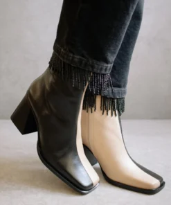 ALOHAS Shoes South Bicolor Stone Beige & Black 15 ALOHAS Shoes South Bicolor Stone Beige & Black