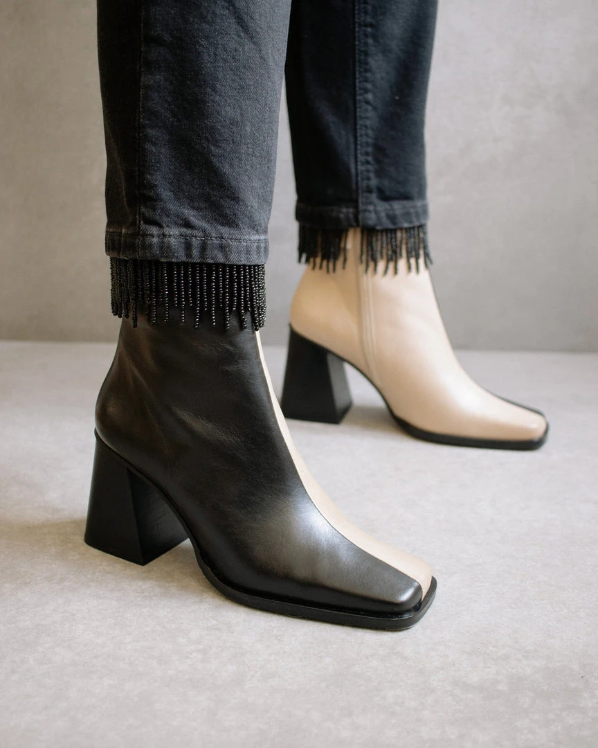 ALOHAS Shoes South Bicolor Stone Beige & Black 4 ALOHAS Shoes South Bicolor Stone Beige & Black