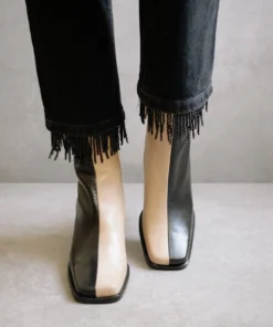 ALOHAS Shoes South Bicolor Stone Beige & Black 12 ALOHAS Shoes South Bicolor Stone Beige & Black